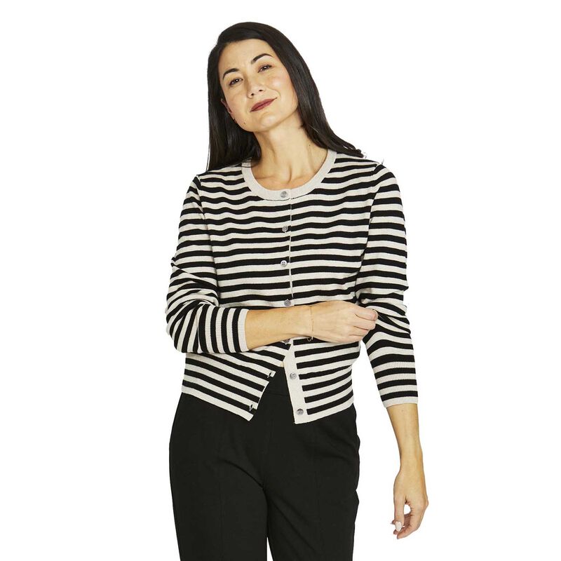 Jump Mono Stripe Cardi image number 0